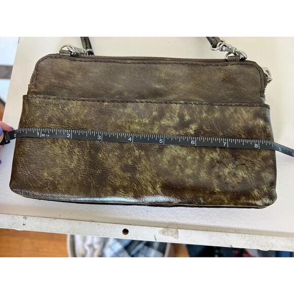 Patricia Nash Valerie Cassini Wristlet in Tooled Turquoise Leather Bohemian Chic - Picture 10 of 12